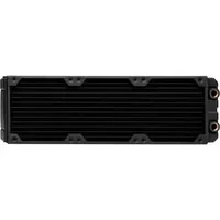 Abbildung von Corsair Hydro X Series XR7 Radiator (360 mm, Drei 120 mm Lüfterbefestigungen, Einfache Installation, Kupferkonstruktion, Hochwertige Polyurethan Beschichtung, Integrierte Schraubenführungen) schwarz