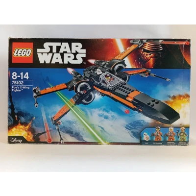 Abbildung von LEGO Star Wars Poe&#039;s X Wing Fighter 75102 schwarz orange 11.1 cm