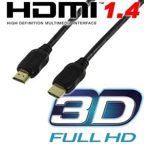Abbildung von LogiLink HDMI Kabel 1.4 GOLD Ethernet &amp; 3D Unterstützung 5 Meter