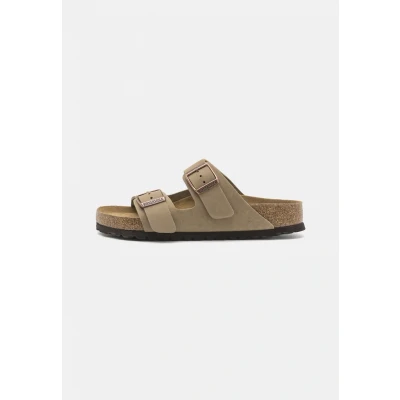 Abbildung von Birkenstock Arizona NU Oiled SFB Regular FIT Pantolette flach, Größe: 39, Brown Schuhe