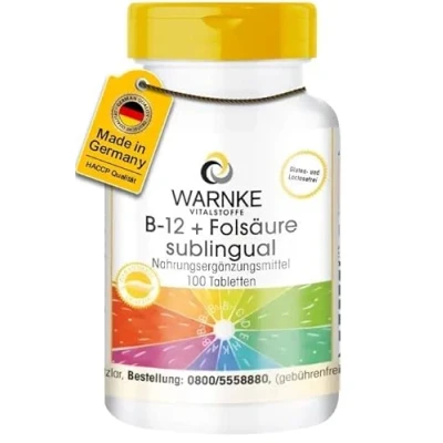 Abbildung von B 12+folsäure Sublingual Tabletten 100 St