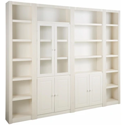 Abbildung von Home affaire Bücherwand &quot;Bergen&quot;, aus massivem schönen Kiefernholz, Breite 255 cm