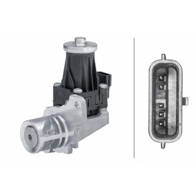 Abbildung von HELLA 6NU 014 864 691 AGR Ventil elektrisch mit Dichtungen RENAULT: SCENIC 3, Clio 4 Schrägheck, Megane 3 NISSAN: NV200 / Evalia Bus