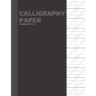 Abbildung von Calligraphy Paper: 120 Sheet Pages: Practice Paper And Workbook For Lettering Artist , Beginners