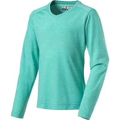 Abbildung von McKINLEY Mädchen Bubba Longsleeve, Melange/Green Aqua, 116