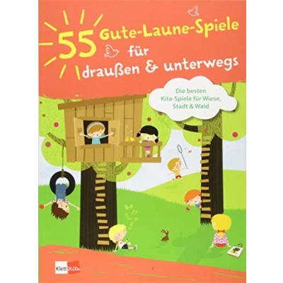 Abbildung von 55 Gute Laune Spiele für draußen &amp; unterwegs: Die besten Kita Wiese, Stadt und Wald