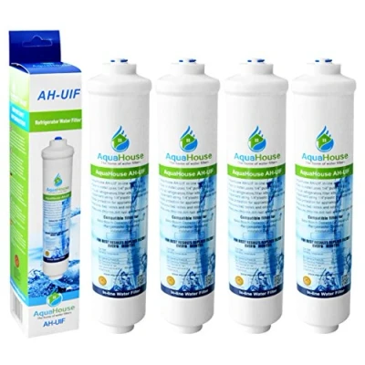 Abbildung von 4x AquaHouse UIFA Kompatibel Filter passend für AEG Electrolux, Bosch, Bauknecht, Neff, Siemens, Hotpoint Kühlschränke mit externem Wasserfilter DD 7098/497818