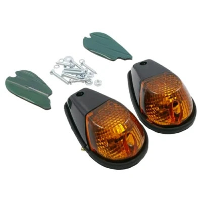 Abbildung von Verkleidungsblinker Paar schwarz, Glas dunkel, Motorrad, Quad, Roller