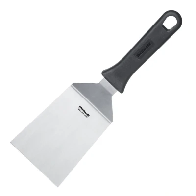 Abbildung von Westmark Profi Wender/Grill Spachtel, Gewinkelt, Starr, Geschlossen, Klingenmaß: 9 x 11,5 cm, Länge: 29 Rostfreier Edelstahl/Kunststoff, Master Line, Schwarz/Silber, 13442270