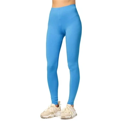 Abbildung von Merry Style Damen Lange Leggings aus Viskose MS10 143 (Blau, XS)