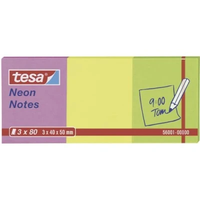 Abbildung von tesa Notizblätter, 3 x 80 Blätter