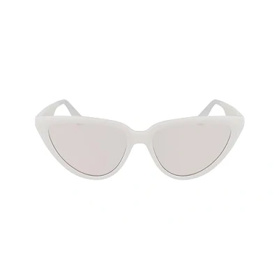 Abbildung von Calvin Klein Jeans Sonnenbrille, Damen, Größe: 56, White