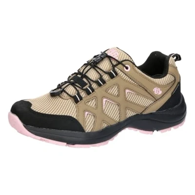 Abbildung von Brütting Tacna Hikingschuh, Damen, Größe: 41, Beige schwarz rosa Schuhe