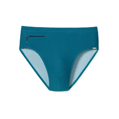 Abbildung von Schiesser Classic SWIM Badehose Slip, Herren, Größe: Medium, Petrol