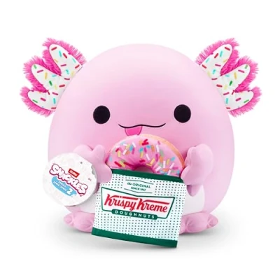 Abbildung von Snackles 77605M, Axolotl (Krispy Kreme), Series 2, großes Plüschspielzeug, Small (20 cm)