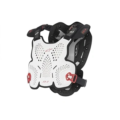 Abbildung von alpinestars Unisex Roost Guard, Weiß Schwarz Rot, Medium/Large EU