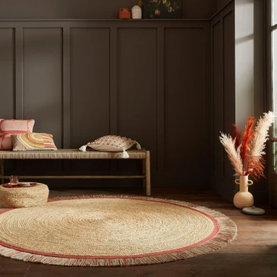 Abbildung von FLAIR RUGS Teppich &quot;KAHANA&quot;, rund, Handgemacht