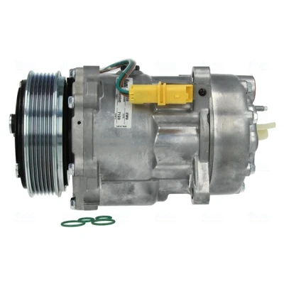 Abbildung von NISSENS 89032 Kompressor SD7V16 12 PAG 46 R 134a PEUGEOT: 307 Schrägheck, 807, 607 Limousine, FIAT: Scudo II, Ducato II Kastenwagen, Ulysse