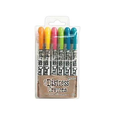 Abbildung von Ranger Tim Holtz Distress Crayons Set 1 (6pcs) (TDBK47902)