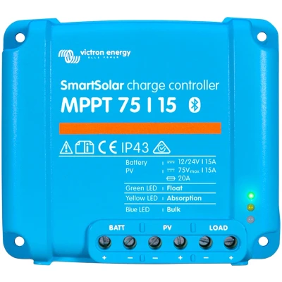 Abbildung von Victron Energy Solarladeregler &quot;MPPT SmartSolar 75/15&quot;, Leistung maximal in Watt: 220 / 440