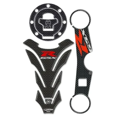 Abbildung von labelbike 3D Aufkleber Kit GSX R Protektoren Motorrad kompatibel mit Suzuki 600 GSXR 2000 2003