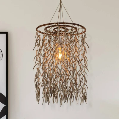 Abbildung von näve Pendelleuchte Kokos, ohne Leuchtmittel, Material: Rattan, 1x E27 max. 40W LED, d: 40cm