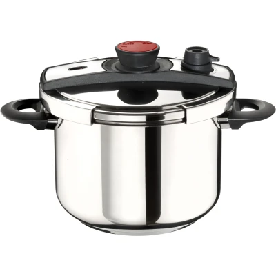 Abbildung von PINTINOX Schnellkochtopf &quot;Pro&quot;, Edelstahl 18/10, (1 tlg.), Dampfkochtopf für Induktion, 6 Liter, Ø 22 cm