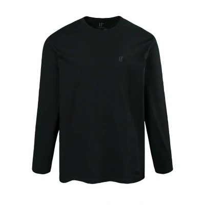Abbildung von JP1880 GRÖSSEN BIS Langarms MI Sweatshirt, Herren, Größe: 3XL, Schwarz