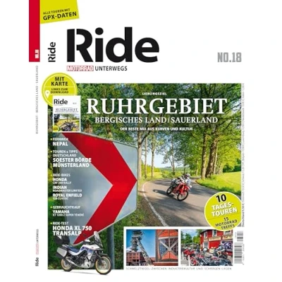 Abbildung von RIDE Motorrad unterwegs, No. 18: Ruhrgebiet, Bergisches Land, Sauerland