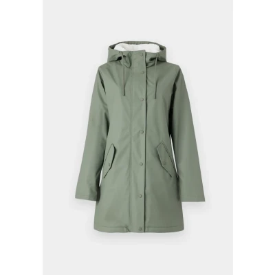 Abbildung von ONLY Onlsally Raincoat Wintermantel, Damen, Größe: Medium, Castor gray