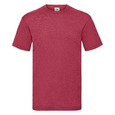 Abbildung von Fruit of the Loom Valueweight T Shirt Diverse Farbsets S M L XL XXL 3XL 4XL 5XL (M, Vintage Heather Red)