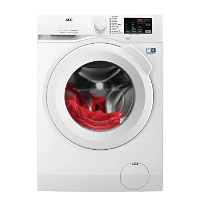 Abbildung von AEG L6FBA50490 Waschmaschine / 9,0 kg Leise Mengenautomatik Nachlegefunktion Kindersicherung Wasserstopp 1400 U/min