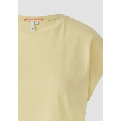 Abbildung von QS Kurzarmshirt T Shirt mit leicht überschnittenen Schultern