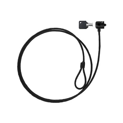 Abbildung von TOOQ TQCLKC0025 G Laptop Sicherheitskabel mit Schlüssel 1,5 Meter, Farbe Dunkelgrau