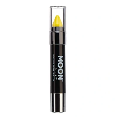 Abbildung von Moon Glow, Neon UV Lackstift Körperkreide für Gesicht und Körper (Intensives Gelb)
