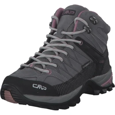Abbildung von CMP Damen Rigel Mid Wmn Shoes Wp Trekking Schuhe, Grau Rosa Cemento Fard, 36 EU
