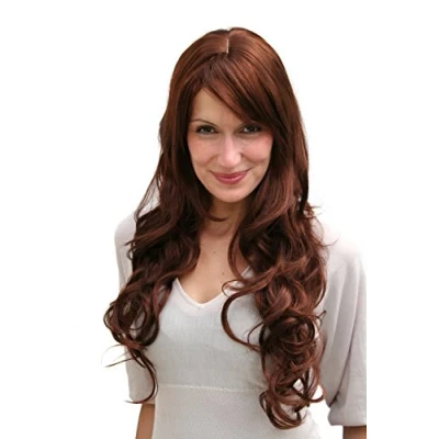 Abbildung von WIG ME UP 9204S 33A130 lange rote Perücke wallendes Haar ca.60 cm