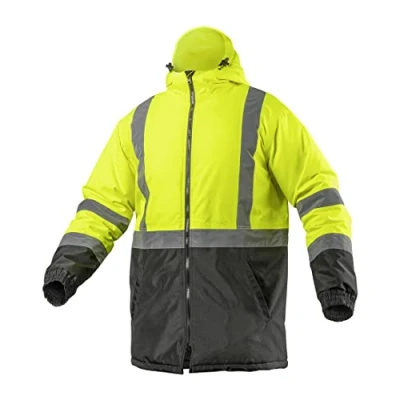 Abbildung von Högert Winter Warnschutzjacke &quot;Leda&quot; in Gelb 3XL