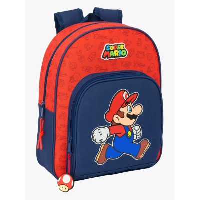 Abbildung von Super Mario Small Kinder Rucksack 9,5L Trick, Dunkelblau/Rot