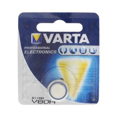 Abbildung von Varta NiMH Knopfzelle 80 mAh 1,2V