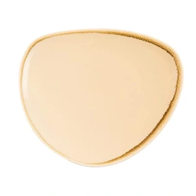 Abbildung von Olympia Ofen GP326 dreieckiger Servierteller, Sandstein, 230 mm (6 Stück)