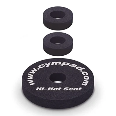 Abbildung von Cympad Optimizer Beckenfilz Set, Hi Hat Kupplung und Sitz (3 Stück)
