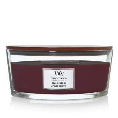 Abbildung von WoodWick Duftkerze Ellipse Black Cherry 9 cm / 19