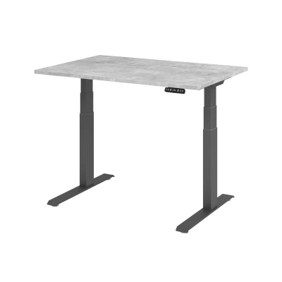 Abbildung von Hammerbacher Schreibtisch XDKB12 Beton/Graphit