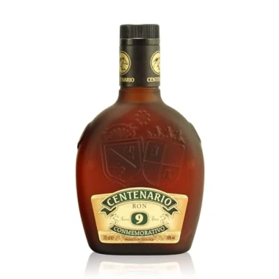 Abbildung von Centenario Ron 9 Grados Gereift in Eichenfässern fruchtiger und würziger Charakter Ausgezeichnet mit Gold beim Spain Congreso International Del Madrid 700ml