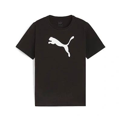 Abbildung von Puma Teamsport Teamrise LOGO Sport Tshirt für Kinder, Größe: 152, Schwarzweiss