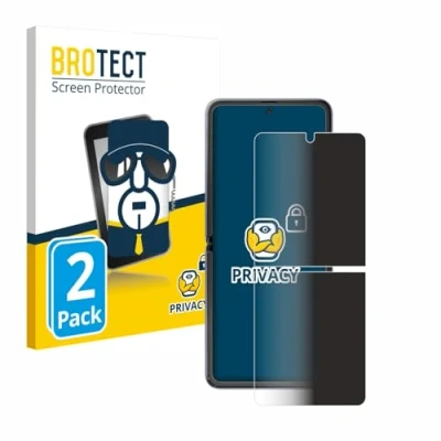 Abbildung von BROTECT (2 Stück Anti Spy Blickschutzfolie für Samsung Galaxy Z Flip 5G Privacy Screen Protector [Displayschutz, Sichtschutz, Blaulichtfilter]