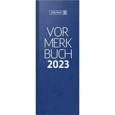 Abbildung von BRUNNEN Tageskalender Modell 786 2023 Blattgröße 11 x 29,7 cm blau