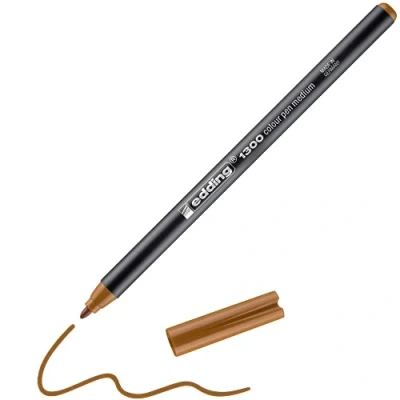 Abbildung von 5 x edding Fasermaler 1300 color pen ocker