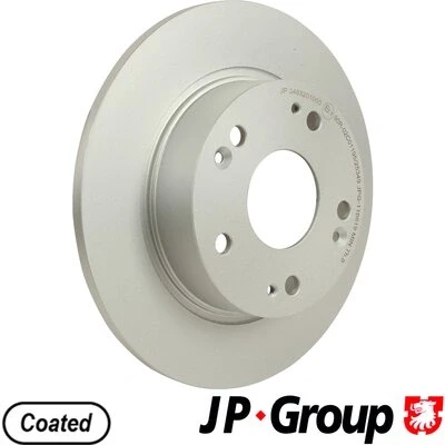 Abbildung von JP GROUP 3463201000 Bremsscheibe Hinterachse 260 10 5 voll beschichtet HONDA: ACCORD 7 Limousine, Tourer,